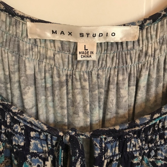 Blue paisley top and skirt set - Picture 3 of 4